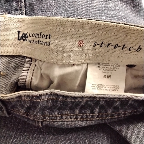 COPY - WOMEN'S LEE BLUE JEANS  SIZE 6M (28"×30") - Picture 3 of 3